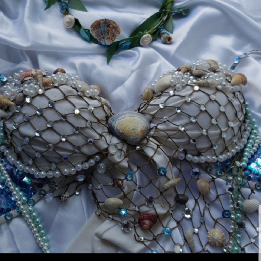 sexy Mermaid top and crown halloween costume